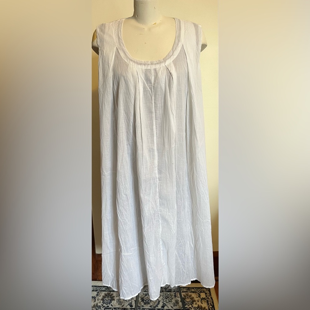 Bella Blue Cotton Flowy Dress - Size L/XL